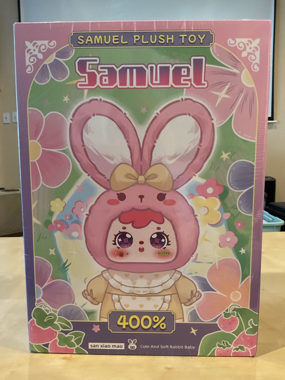 Samuel Plush Toy 400% NIB Rabbit Baby